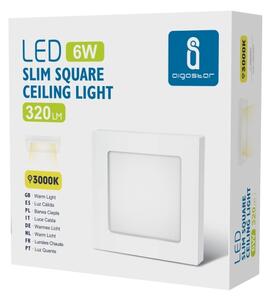Aigostar - Plafonieră LED aplicată LED/6W/230V 3000K 12,2x12,2 cm albă