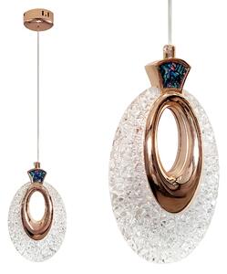 Lustră cu Cristale Suspendată LHJ109-1CP LIGHT ROSE GOLD