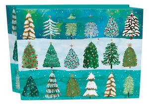 Pungă de cadouri 35x14,5 cm cu model de Crăciun Wild Winter Forest – Roger la Borde