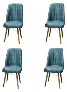 Set 4 scaune Atena Blue