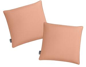 Set 2 buc perne de exterior CALINO 45x45 cm, maro-portocaliu