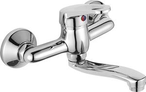 Kuchinox Grace, baterie lavoar/lavoar montată pe perete L-197, cromată, LAV-BKY_050D