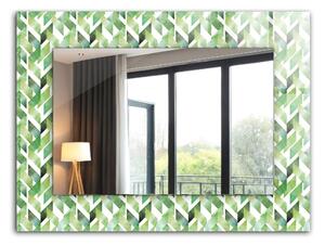 Oglindomat.ro Decoratiuni perete cu oglinda Decoratiuni perete cu oglinda Motiv geometric verde lpp-00011575