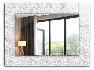 Oglindomat.ro Oglinda decor perete Oglinda decor perete Model floral monocrom lpp-00011809