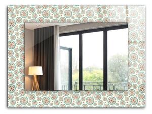 Oglindomat.ro Oglinda rama cu imprimeu Oglinda rama cu imprimeu Desen de cercuri colorate lpp-00012780