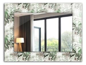 Oglindomat.ro Oglinda decor perete Oglinda decor perete Desen de frunze verzi lpp-00012593