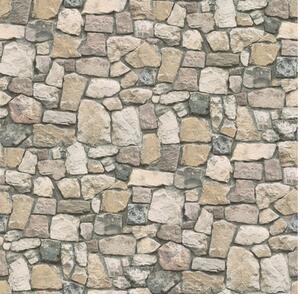 Tapet hârtie Dekora Natur model piatră naturală gri-natur 10,05x0,53 m