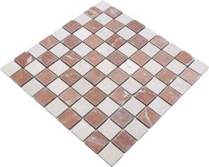 Mozaic marmură MOS.32/1513R bej/maro 30,5x30,5 cm