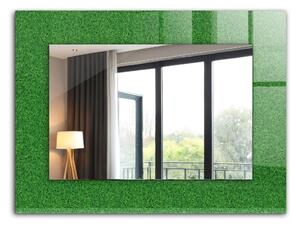 Oglindomat.ro Oglinda cu rama imprimata Oglinda cu rama imprimata Iarbă verde lpp-00020859