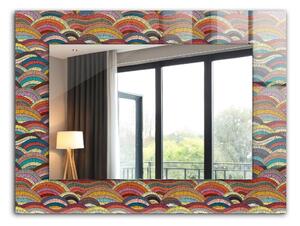Oglindomat.ro Oglinda perete decorativa Oglinda perete decorativa Arce colorate Valuri lpp-00020876