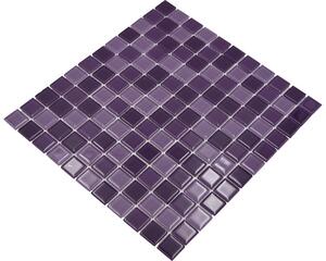 Mozaic sticlă CM 4888 mix lila 30,2x32,7 cm