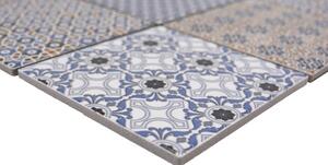 Mozaic ceramic Quadrat Classico mix albastru 30x30 cm