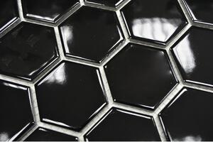 Mozaic ceramic HX 090 negru lucios 32,5x28,1 cm