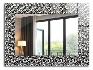 Oglindomat.ro Oglinda decor perete Oglinda decor perete Ornamente în alb și negru lpp-00030049