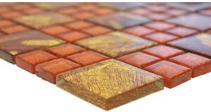 Mozaic sticlă XCM 8SRO portocaliu 30x30 cm