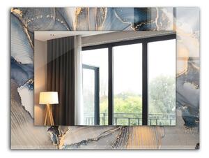 Oglindomat.ro Oglinda decor perete Oglinda decor perete Artă abstractă albastră lpp-00053836