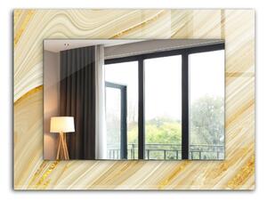 Oglindomat.ro Oglinda decor perete Oglinda decor perete Dungi abstracte galbene lpp-00053855