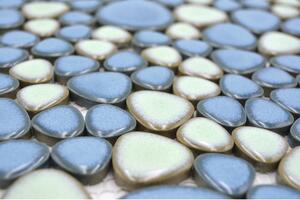 Mozaic ceramic XKM 79 mix albastru-verde 30x30 cm