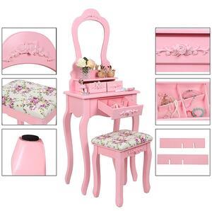 Masă de toaletă Madame “Pink” Clotilde