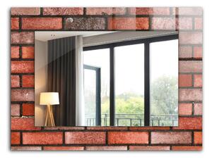 Oglindomat.ro Decoratiuni perete cu oglinda Decoratiuni perete cu oglinda Perete din cărămidă roșie lpp-00053899