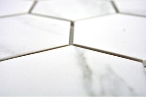 Mozaic ceramic CIM HX9 CR Hexagon Carrara 25,6x29,55 cm