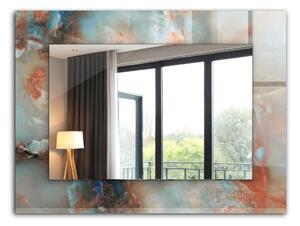 Oglindomat.ro Oglinda rama cu imprimeu Oglinda rama cu imprimeu Textură abstractă colorată lpp-00053865
