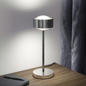 Top Light Puk! 120 Eye Table LED, lentile mate, crom, reglabil, Metalic, Camera de zi / sufragerie, Metal, Modern