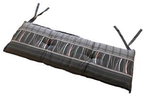 Perna pentru banca MADISON LINES GREY 120x48 cm gri
