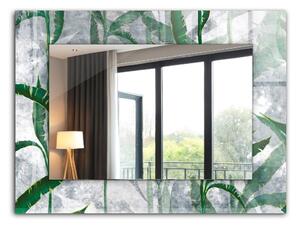 Oglindomat.ro Decoratiuni perete cu oglinda Decoratiuni perete cu oglinda Plante cu frunze verzi lpp-00053962