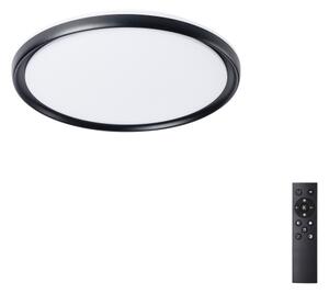 Brilagi - Plafonieră LED dimabilă RIVO, 72W, 230V, 3000-6000K, negru, diam. 50 cm, cu telecomandă