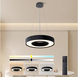 Brilagi - Lustru LED reglabil LUMIX LED/48W/230V 3000-6000K negru pr. 50 cm + telecomandă