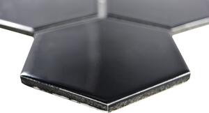 Mozaic ceramic HX 110 negru lucios 25,6x29,55 cm