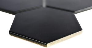 Mozaic ceramicHX 115 negru mat 25,6x29,55 cm