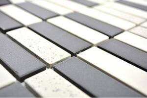Mozaic ceramic CU ST210 crem-negru 30x30 cm