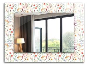 Oglindomat.ro Oglinda decor perete Oglinda decor perete Flori cu motive în acuarelă lpp-00053996