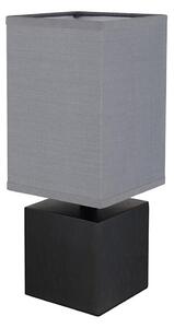 Globo 21628ALU - Lampă de masă VALENTINO, 1xE27/7W/230V, negru/antracit
