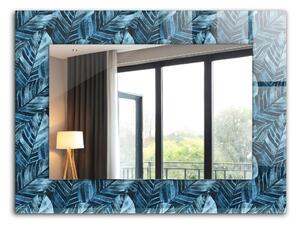 Oglindomat.ro Oglinda imprimata Oglinda imprimata Modele cu frunze albastre lpp-00072549