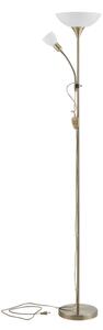 Lampadar EGLO 82844 UP 2 1xE27/60W + 1xE14/25W alamă