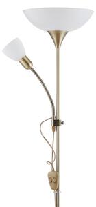 Lampadar EGLO 82844 UP 2 1xE27/60W + 1xE14/25W alamă