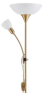 Lampadar EGLO 82843 UP 2 1xE27/60W + 1xE14/25W auriu