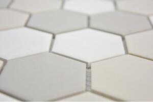 Mozaic ceramic CU HX140 mix alb-bej 32,5x28,1 cm