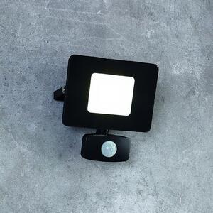 EGLO Proiector LED exterior Faedo 3, senzor, negru, 20W, Negru, Metal, Modern