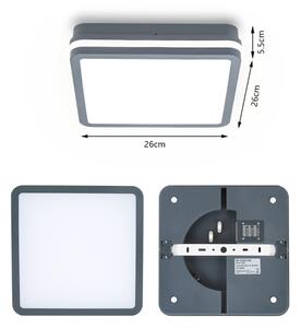 Corp de iluminat LED de exterior Brilagi BENE LED/24W/230V 26x26 cm IP54