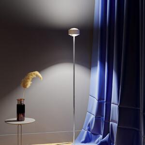 Top Light Puk Maxx Eye Floor LED cu lentilă mată, alb mat/cromat, reglabil, Metalic, Camera de zi / sufragerie, Metal, Design