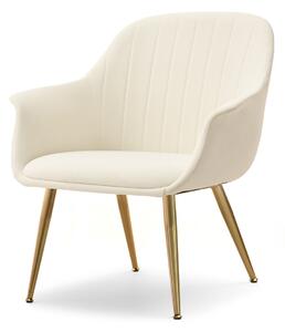 Fotoliu de design Osmogos (crem + negru). Promo -18%. 1136251
