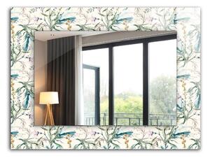 Oglindomat.ro Oglinda perete decorativa Oglinda perete decorativa Motiv floral în acuarelă lpp-00072595