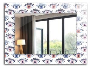 Oglindomat.ro Oglinda rama cu imprimeu Oglinda rama cu imprimeu Motiv ochi lpp-00072619
