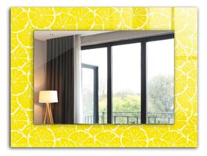 Oglindomat.ro Decoratiuni perete cu oglinda Decoratiuni perete cu oglinda Motiv cu felii de lămâie lpp-00072639