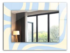Oglindomat.ro Decoratiuni perete cu oglinda Decoratiuni perete cu oglinda Motive ondulate abstracte lpp-00072650