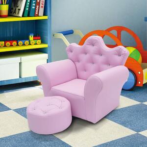 SCRC202 - Mini fotoliu, scaun, scaunel, divan Copii - Roz